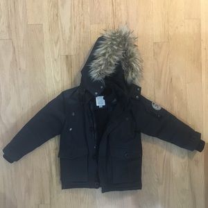 Diesel kids winter coat parka 5-6 warm